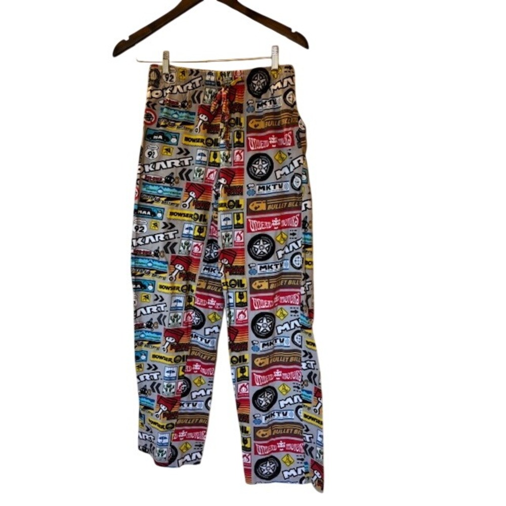 Super Nintendo World Mario Kart Lounge Pajama Pants XS Universal Studios